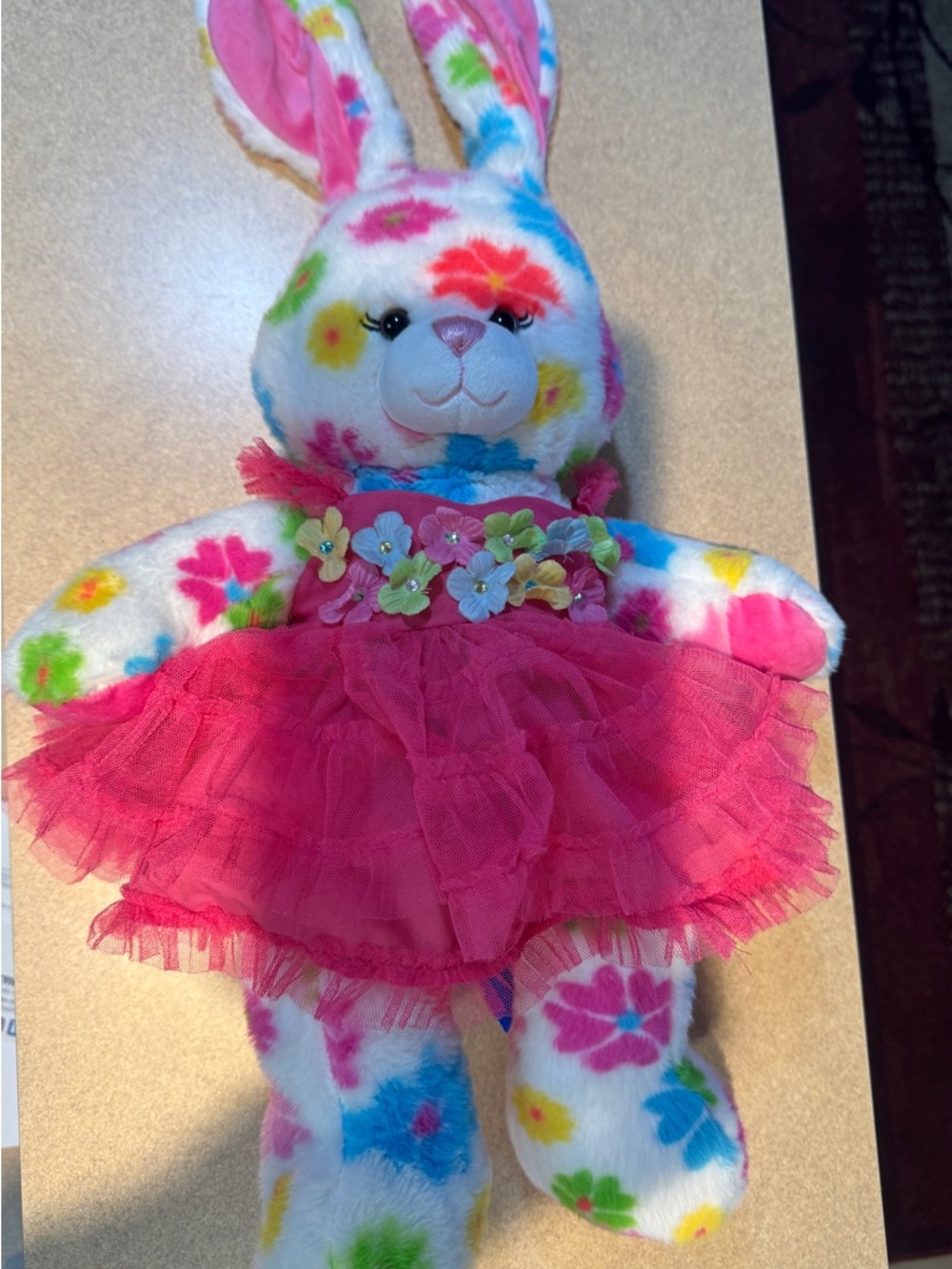 Plush toy 'Pretty Petals Bunny' by Build-A-Bear Workshop